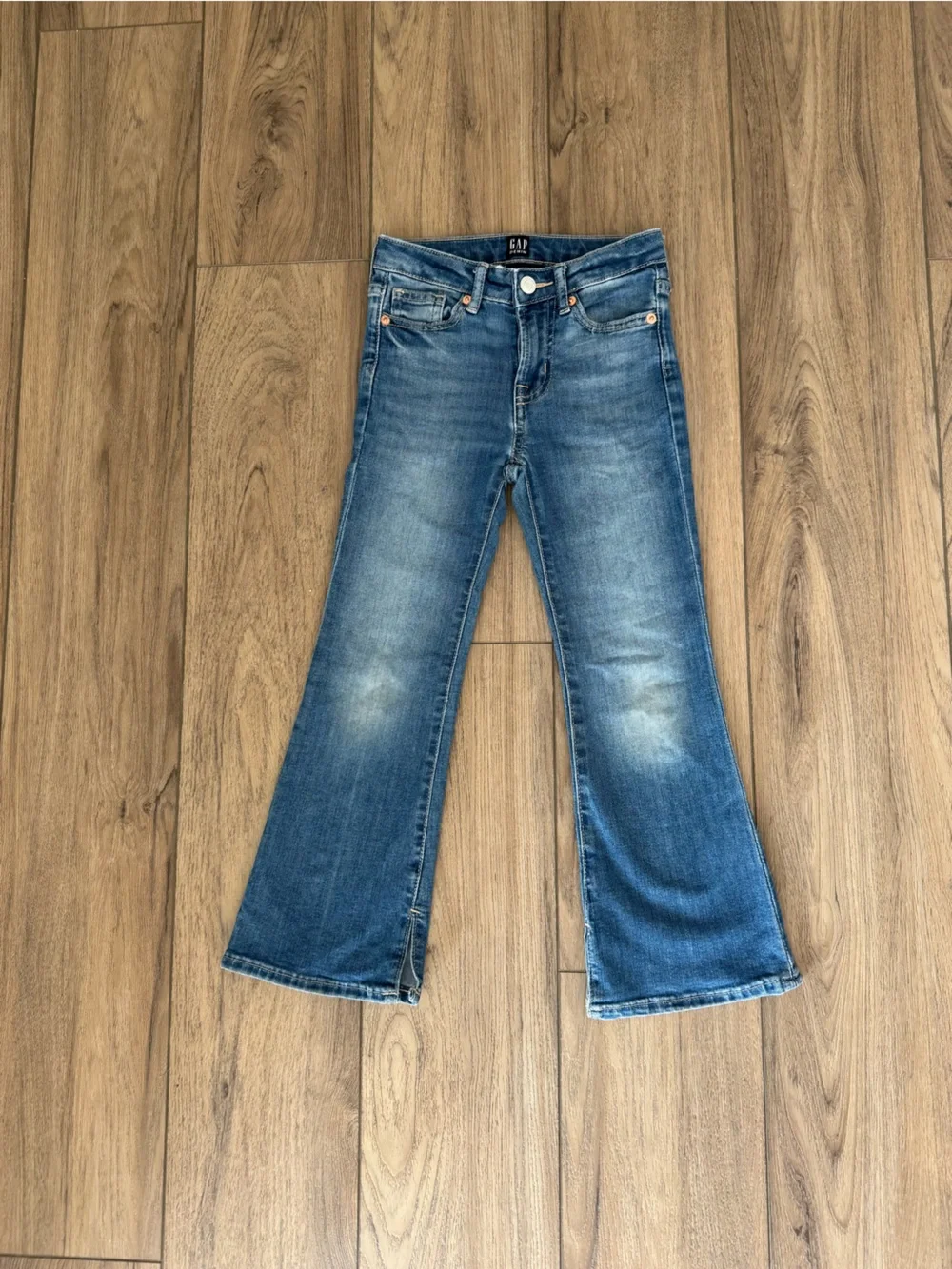 GAP Kids Blue Flare Jeans - Faded Indigo Wash size 6